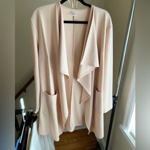 Baby pink cardigan